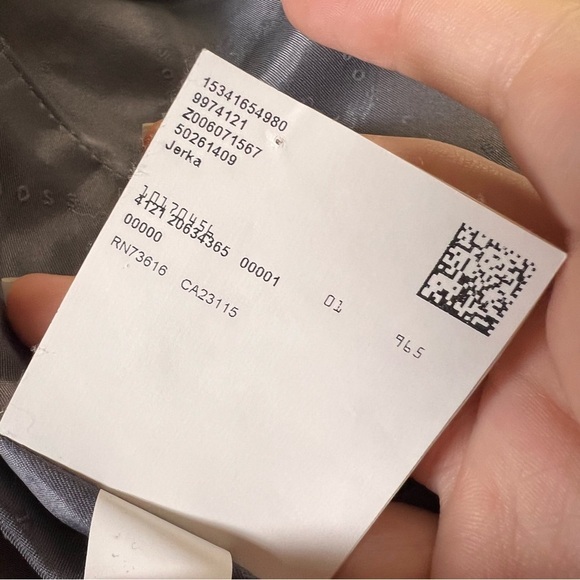 HUGO BOSS Grey Wool Blend Blazer Women’s Size 4 - Picture 6 of 11